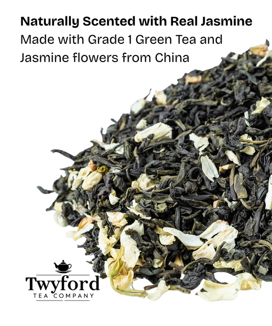 Naturally scented Jasmine Tea