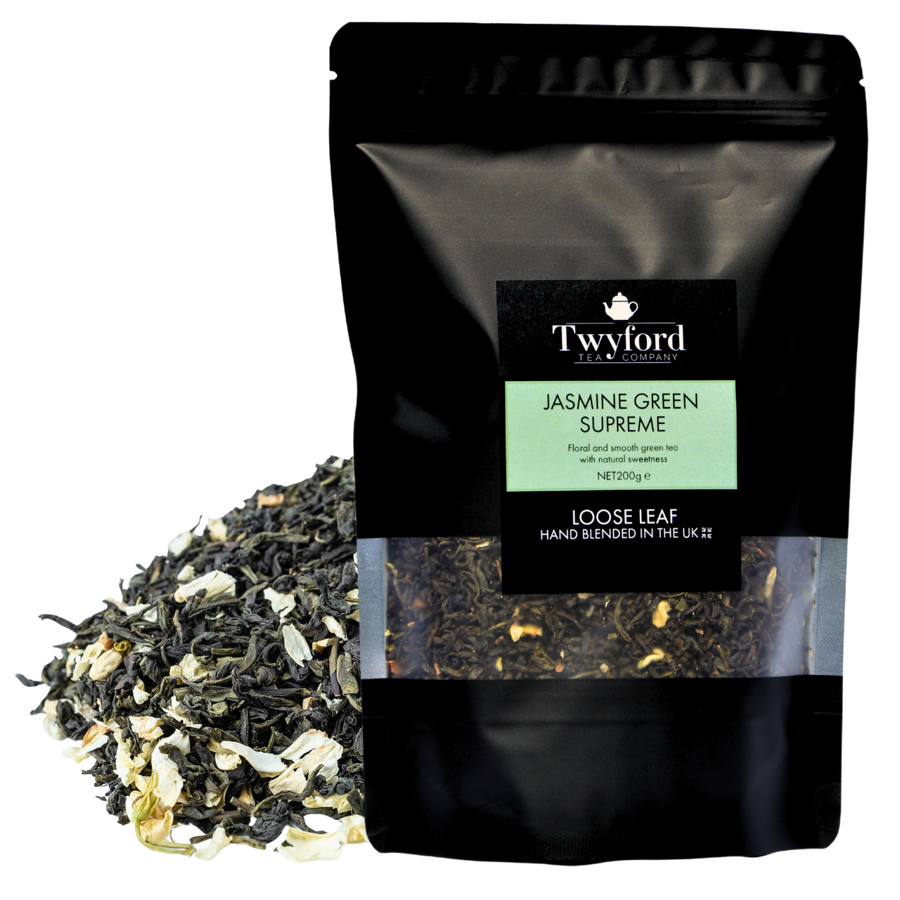 Jasmine tea in resealable pouch 200g